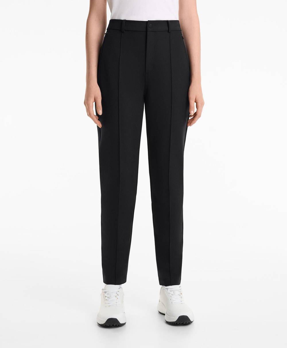 OYSHO Брюки из твила, черный