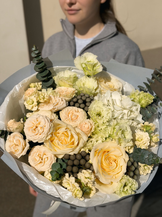 Букет "Кремовое чудо"