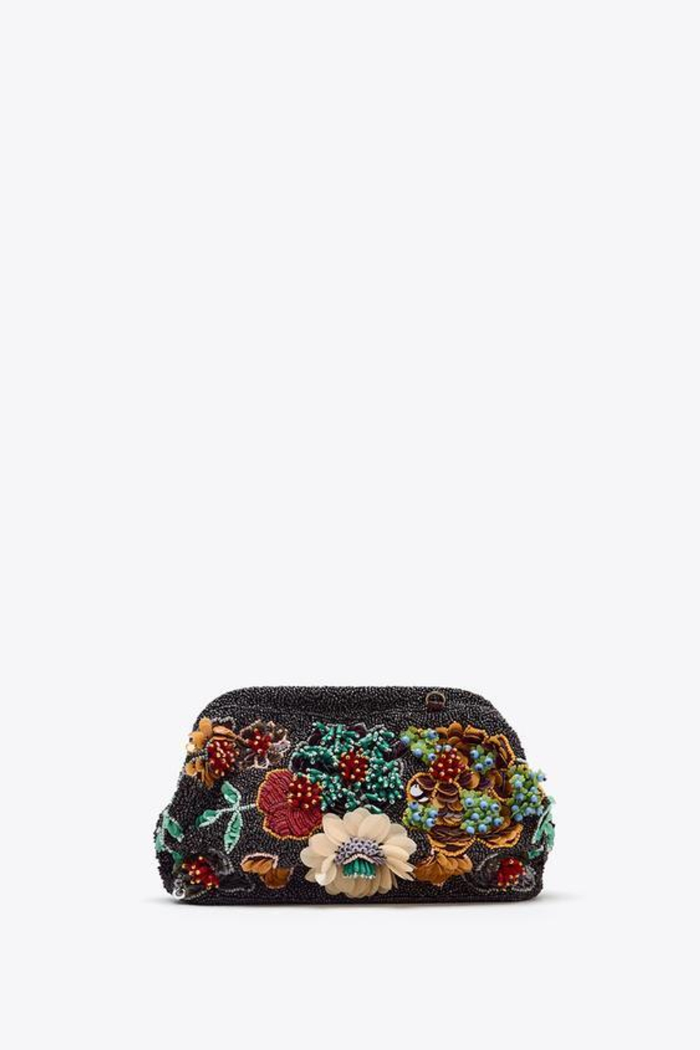 ZARA СУМКА С БУСИНАМИ, РАЗНОЦВЕТНЫЙ