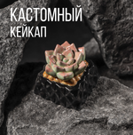 Кастомный кейкап "Суккулент розовый"