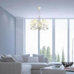 Люстра потолочная Rivoli Farfalla 2014-205 / светильник потолочный / люстра подвесная на кухню, в детскую комнату, в спальню, в коридор, в прихожую 5 x E14 40 Вт классика