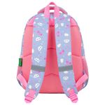 Рюкзак BRAUBERG KIDS SET, с пеналом в комплекте, 2 отделения, "Rainbow clouds", 37x28x16 см, 272100