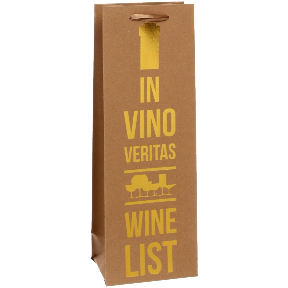 Пакет под бутылку «Золотой шик» 36*12,5*8,5 см