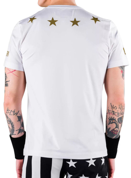 Мужская теннисная футболка Hydrogen Star Tech Tee Man - белый