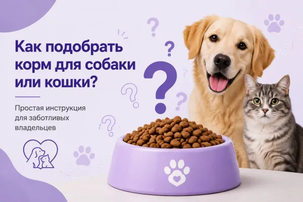 Как подобрать корм для собаки или кошки Как подобрать корм для собаки или кошки