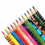 Карандаши цветные MAPED (Франция) "Color'Peps Animals'", 12 цветов, трехгранные, заточенные, европодвес, 832212