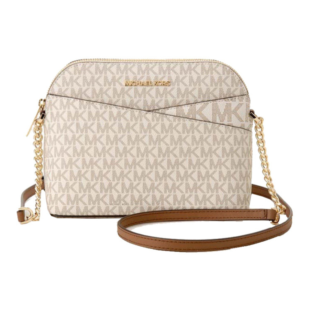 Сумка MICHAEL KORS MK Jet Set Travel Logo PVC, 35F1GTVC6B-VANILLA