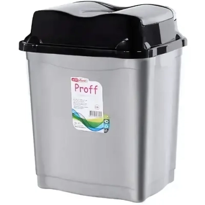 Ведро для мусора»Proff «5л с перекидным верхом (Эльфпласт)