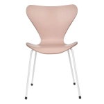 Стул Seven Style пудровый с белыми ножками