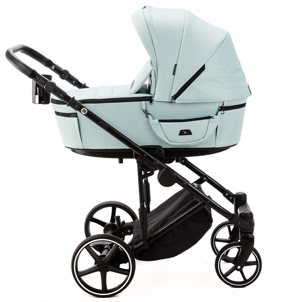 Детская коляска Adamex Zico New 2 в 1 ZN-TK27 TIP (СЕРО-ЗЕЛЕНЫЙ)