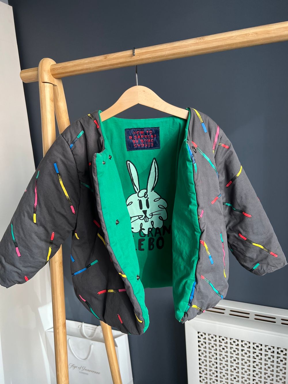 Куртка Bobo Choses 2хсторонняя, 104