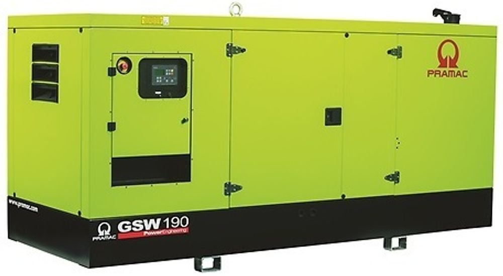 Дизельный генератор Pramac GSW 190 I в кожухе с АВР
