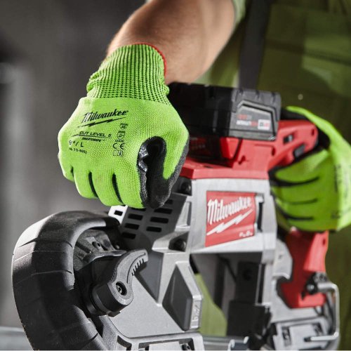 Перчатки защитные Milwaukee Hi-Vis Cut level 5/E, S/7
