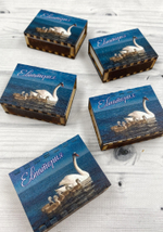 спички с видами городов