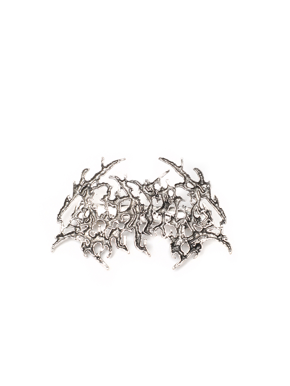 Заколка ( Набор 3 Шт.) Oxidize Silver Sigil Tattoo Hair Clip Set