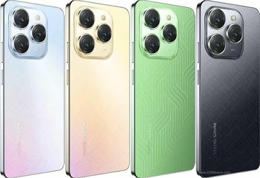 Смартфон TECNO Spark 20 Pro 12/256 ГБ RU, Dual nano SIM, Moonlit Black