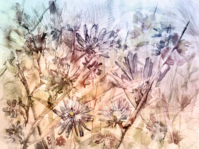 Дизайнерские обои Wall Street Aquarelle