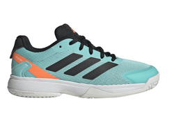 Детские Кроссовки теннисные  Adidas Ubersonic K - flash aqua/core black/lucid orange