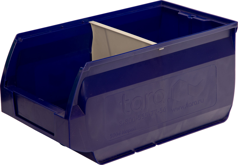 Ящик сплошной 400×230×200 мм, объем 18.4 л., арт.: 5004, красный, код: 10040