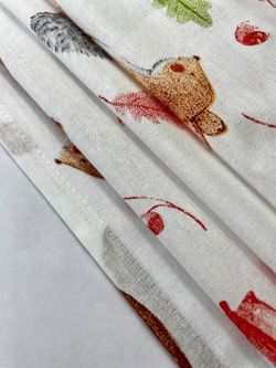 Наволочка комплект 2шт перкаль Сказка "Лесные жители" 50x70 см на молнии