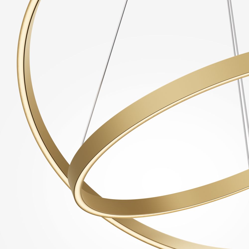 Люстра подвесная светодиодная Maytoni Rim MOD058PL-L74BSK