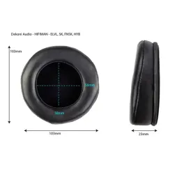 Dekoni Audio Fenesrated Sheepskin Ear Pad for Select HiFiMan Headphones