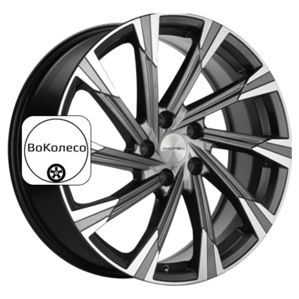 7,5x19/5x114,3 ET40 D66,6 KHW1901 (Haval Dargo) Gray-FP Khomen Wheels