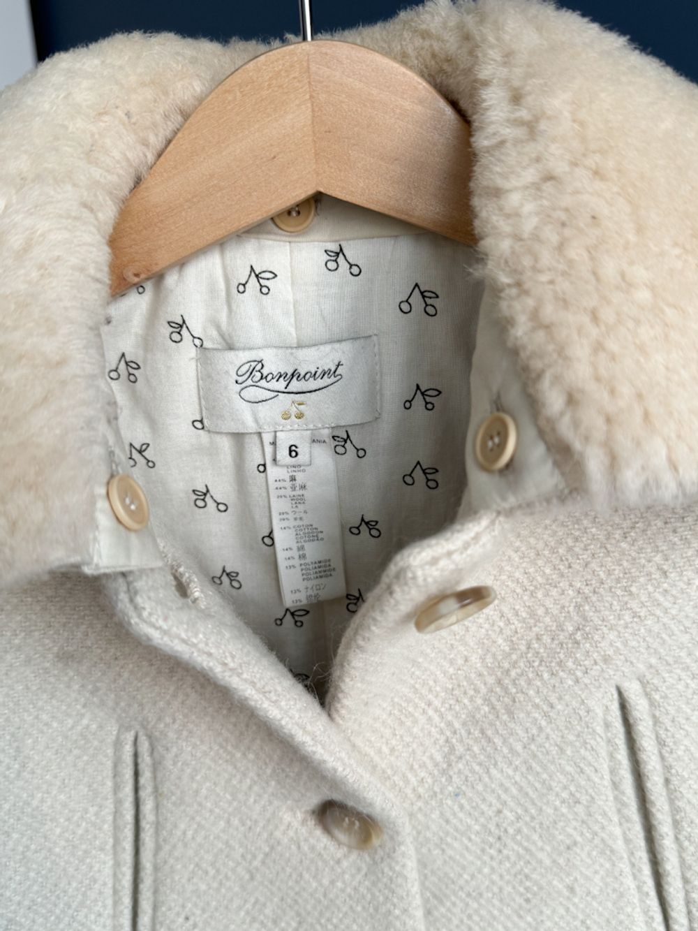 Шерстяное пальто Bonpoint, 116