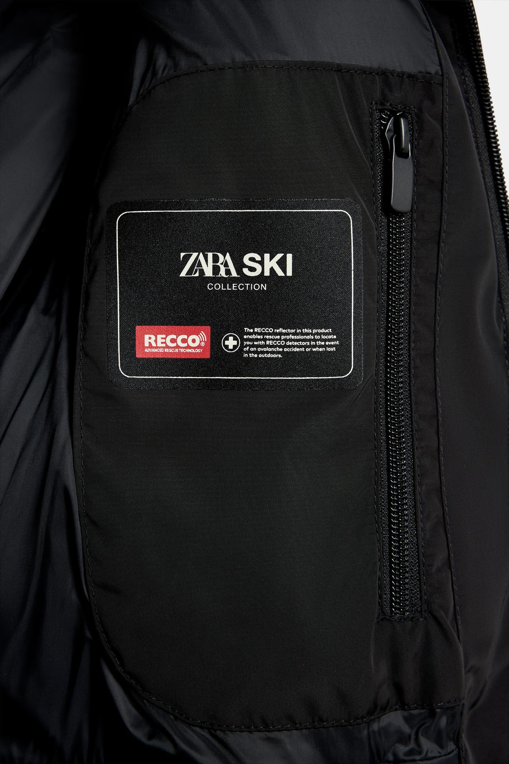 ZARA КУРТКА-ПУХОВИК HEIQ XREFLEX™ RECCO® , ЭКРЮ