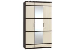 Шкаф трехстворчатый «Ольга-13» (венге/млечный дуб), ЛДСП, Фант-мебель, г. Волжск