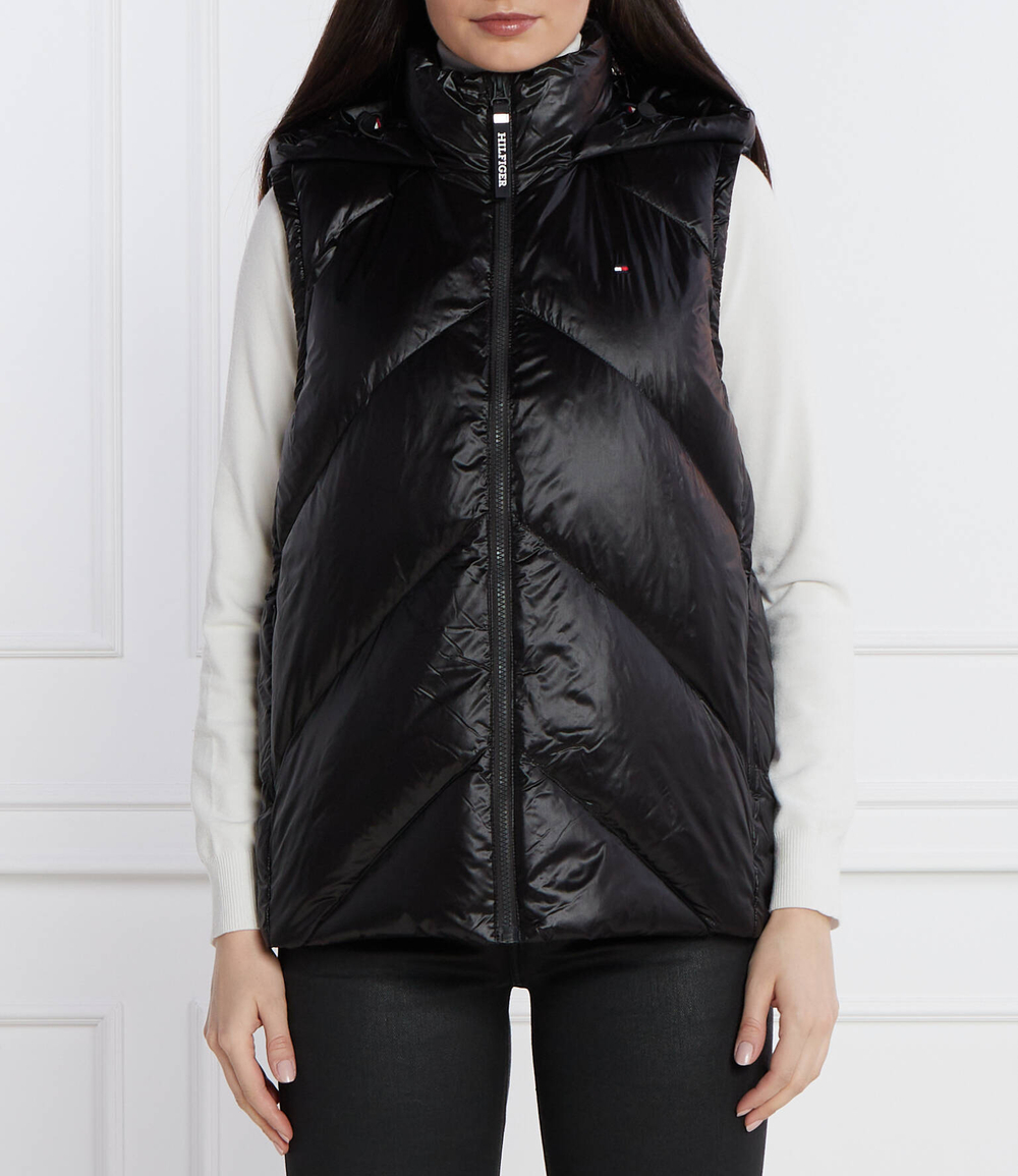 Пуховая безрукавка CHEVRON LW DOWN Tommy Hilfiger - черный(WW0WW41177)