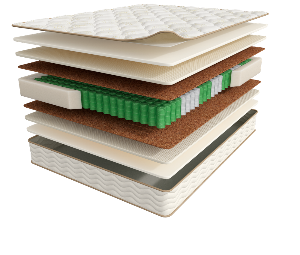 Матрас анатомический Fitness Idea, пружинный