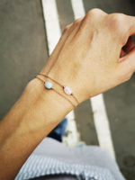 браслет леденец (розовый кварц)