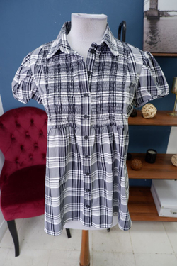 Блузка Sweet Mama в клетку 48 размер