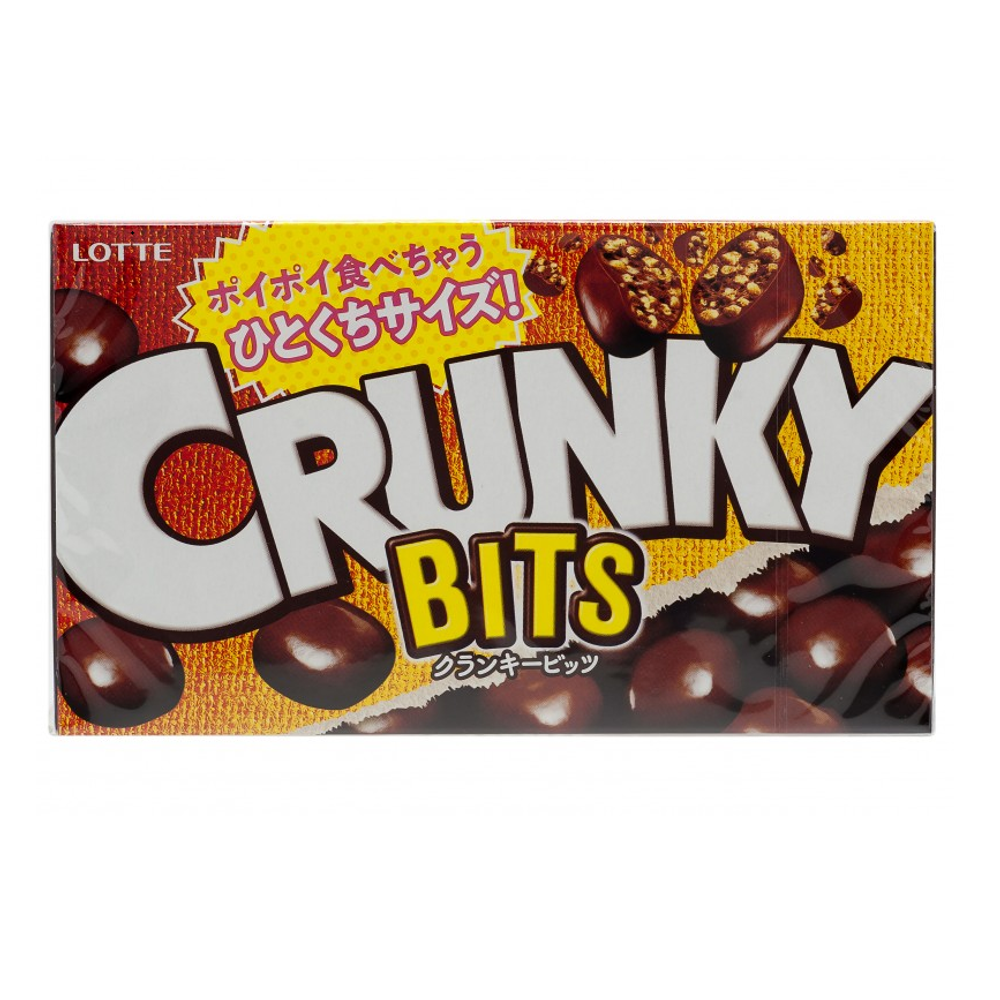 Шоколад Кранки хрустящий Bits, Lotte, 63гр