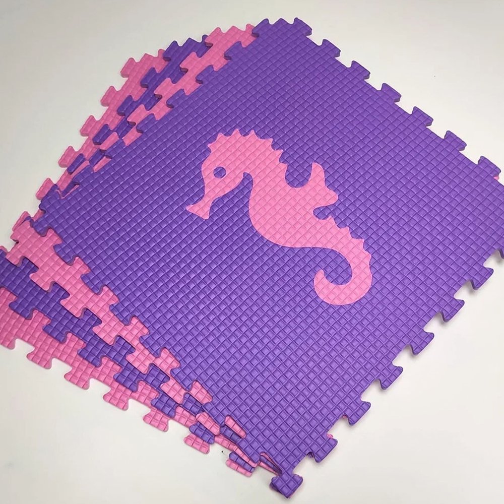 Мягкий пол "Жители моря" 500x500x10 мм 45 шор