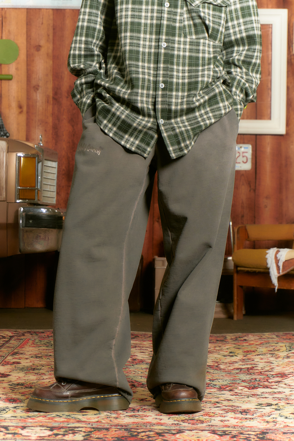 Брюки Called a Garment Stout Pants "Khaki Died"
