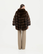 Шуба из меха соболя