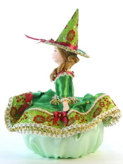 Кукла коллекционная "Солнечная фея". Игольница