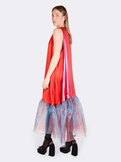 Платье с воланами OLA OLA