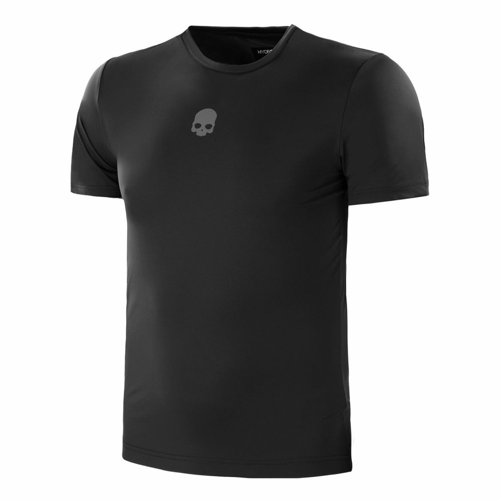 Мужское теннисное поло Hydrogen Tech Basic T-Shirt Men - Black