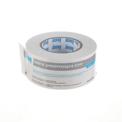 Лента армирующая Knauf КУРТ для швов ГКЛ 50х25м