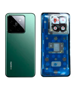Задняя крышка для Xiaomi Mi 14 Pro (Зелёная) со стеклом камеры