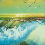 Картина «Восход солнца на море»