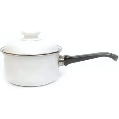 Кастрюля эмалированная 1,5л без рисунка