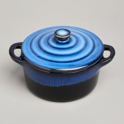 ГОРШОЧЕК ДЛЯ ЗАПЕКАНИЯ REACTIVE BLUE 18,5*14,5*6,5/10СМ 600 МЛ