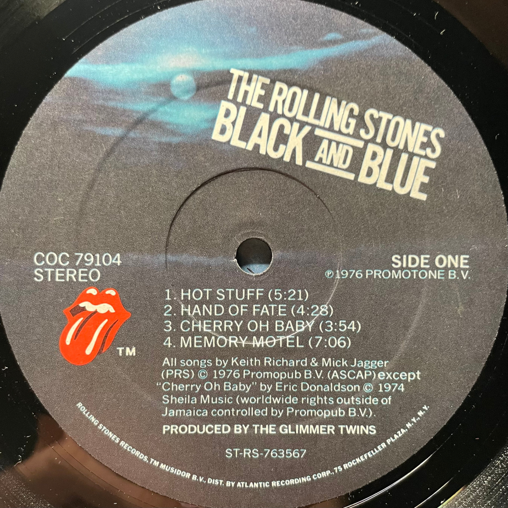 The Rolling Stones ‎– Black And Blue (США 1976г.)