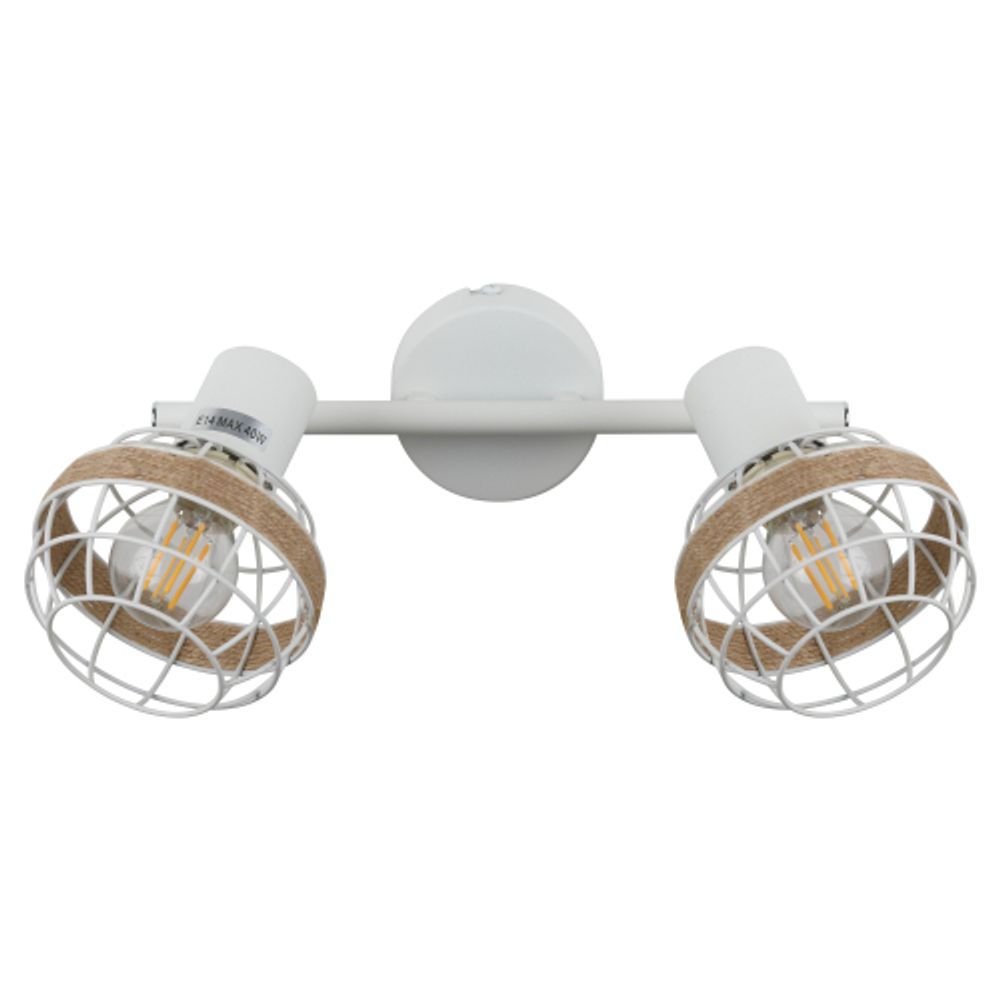 Светильник настенно-потолочный спот Rivoli Anselma 7034-702 2 x E14 40 Вт поворотный