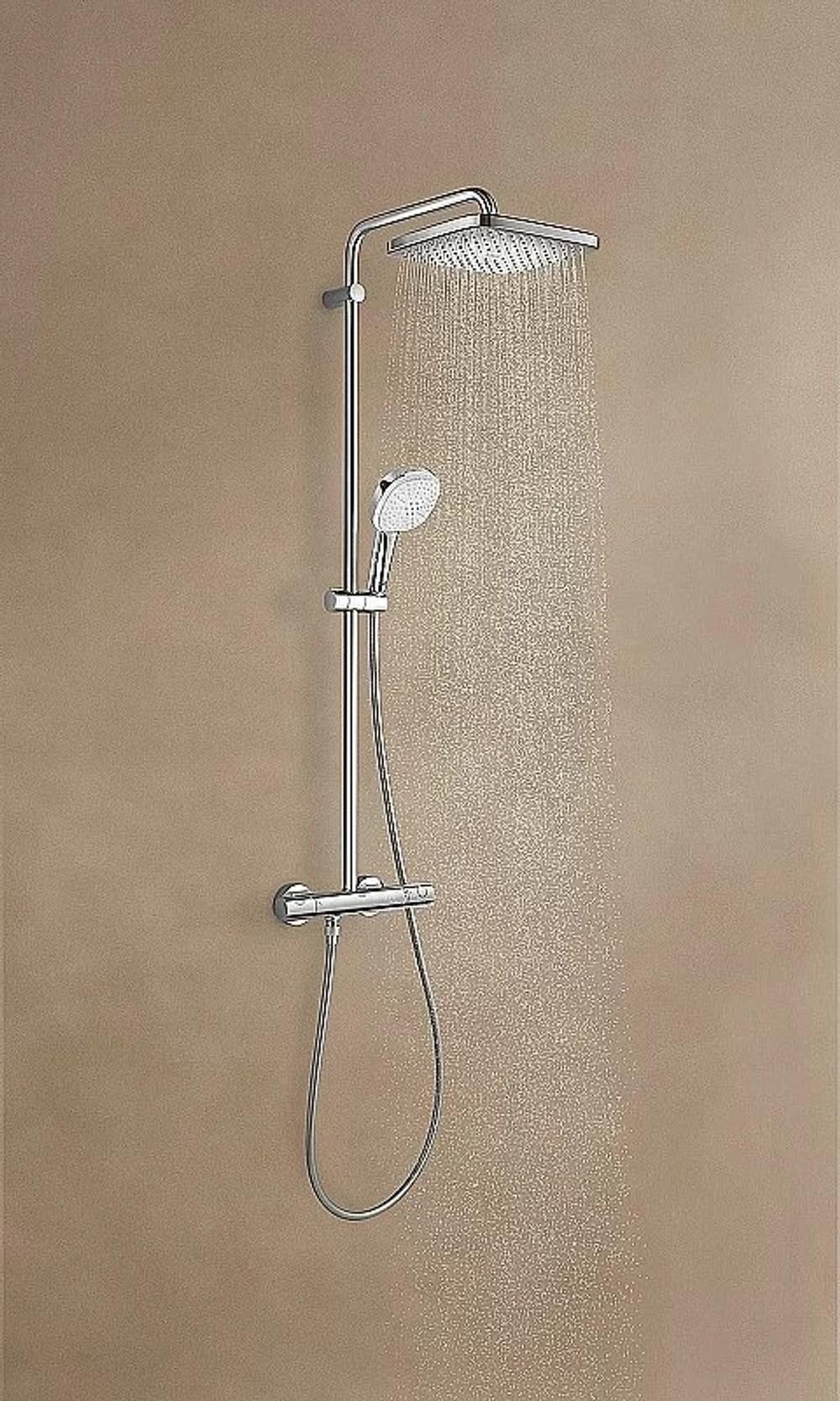 Душевая система Grohe Tempesta Cube 250 26689001 хром
