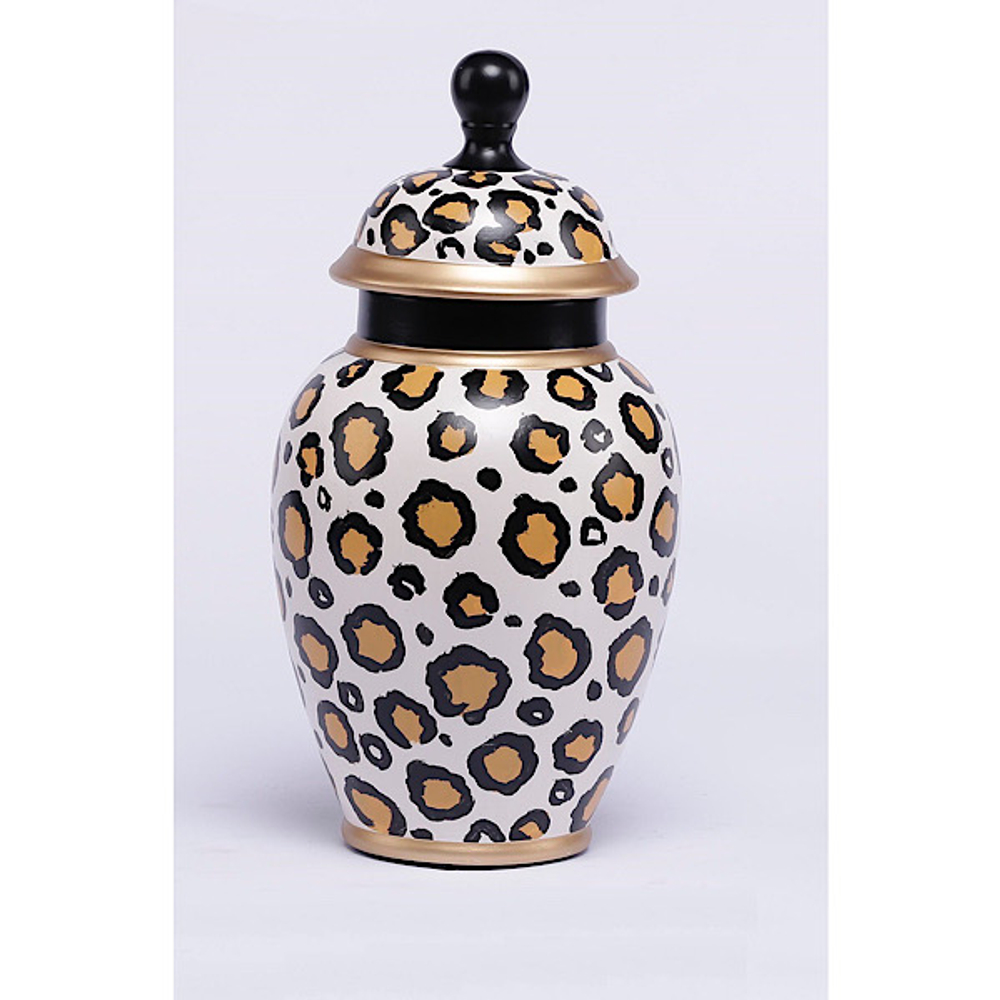 Ваза с крышкой Леопард, 40 см